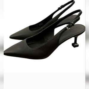 Size 7! NIB! Katy Perry Slingback Black Heels